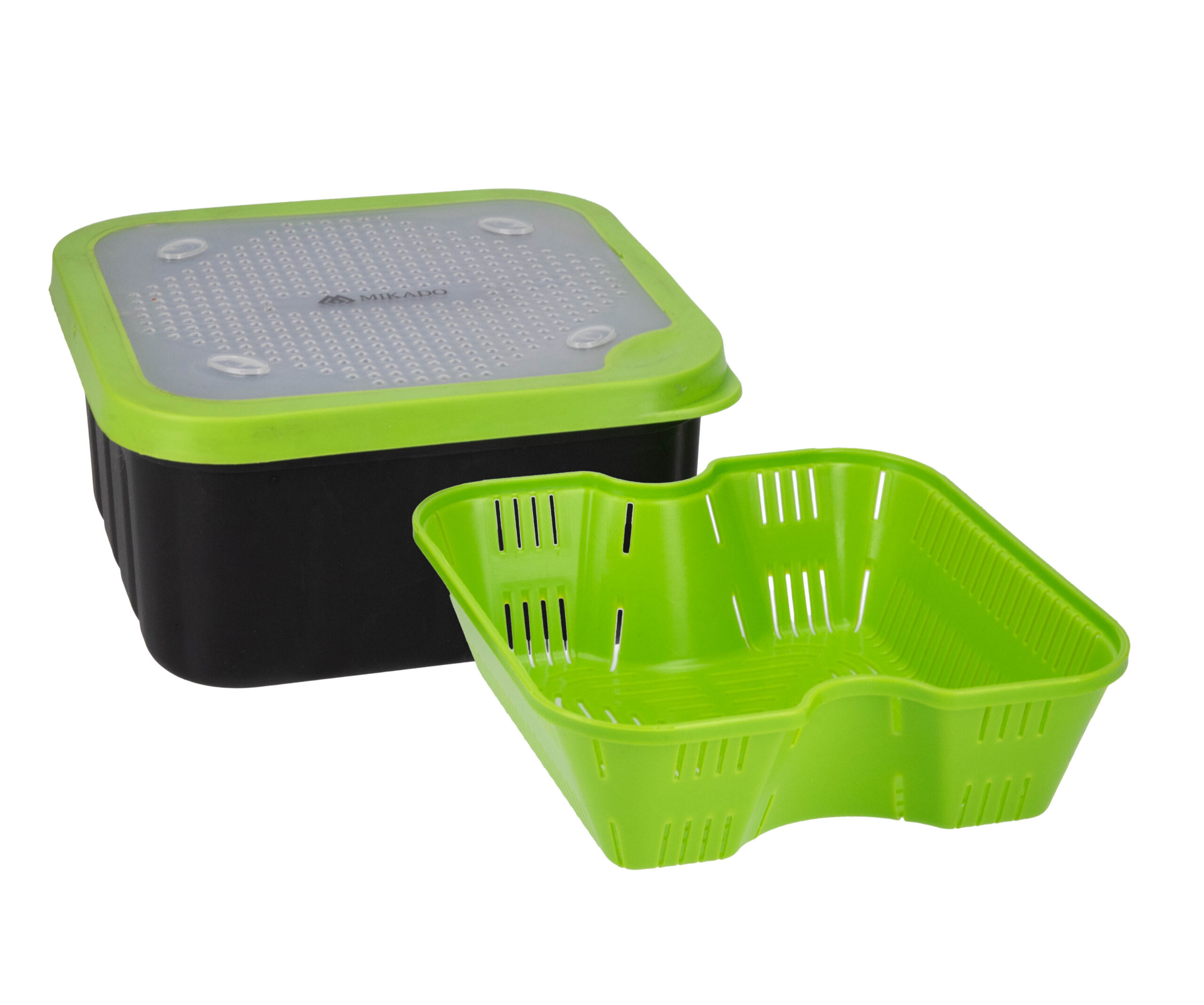 BOX - FOR PELLETS - WITH STRAINER - 1L
